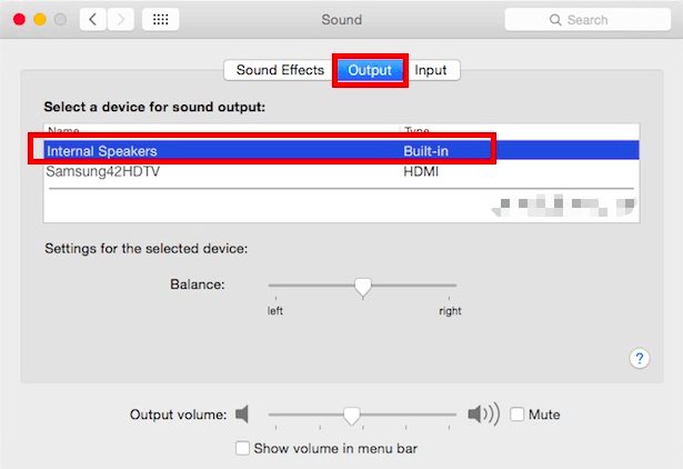 Проверка настроек звука, чтобы исправить неработающий звук на Mac