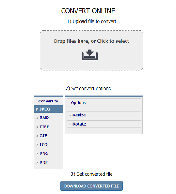 CoolUtils Online Image Converter