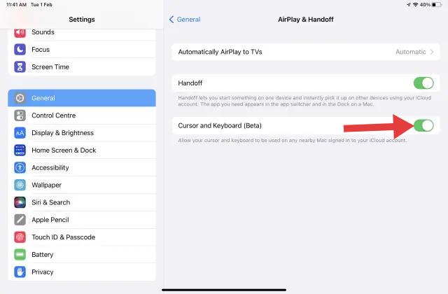 Set Up Universal Control