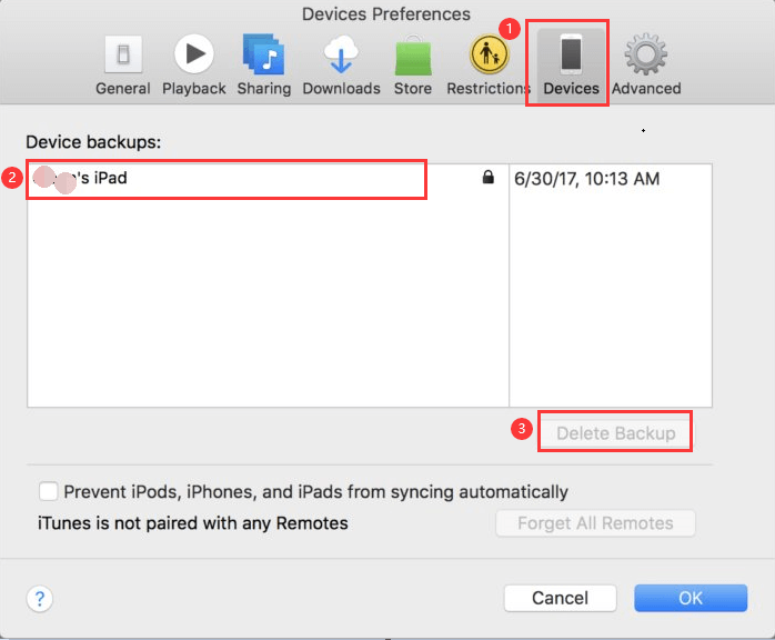 How to Delete Backups on Mac from iTunes