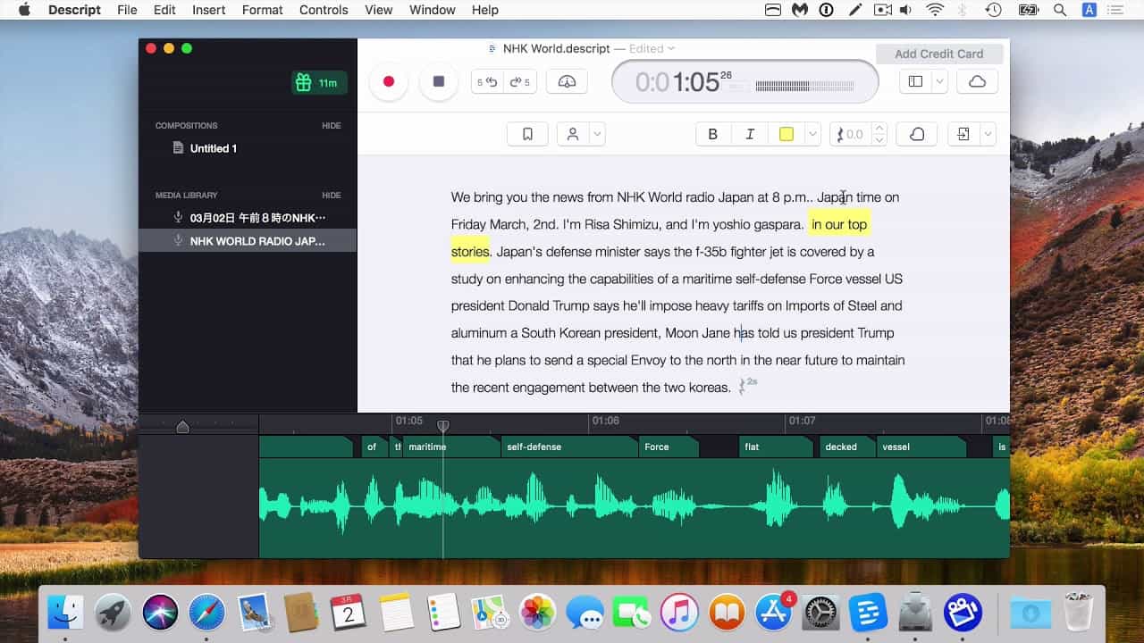 Transcription Apps Descript