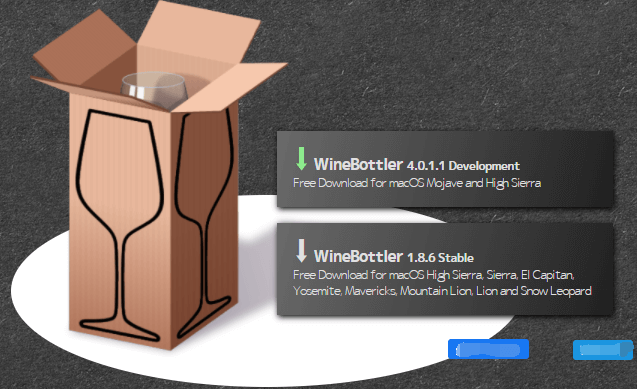 virtualbox winebottler