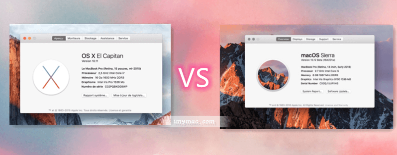 El Capitan против macOS Sierra