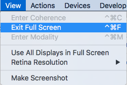 Exit Full Screen on Mac