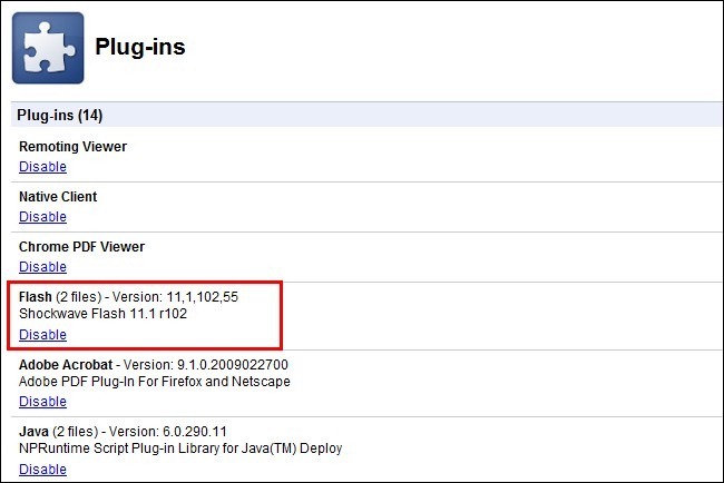 Fix Shockwave Chrome crasht plug-ins