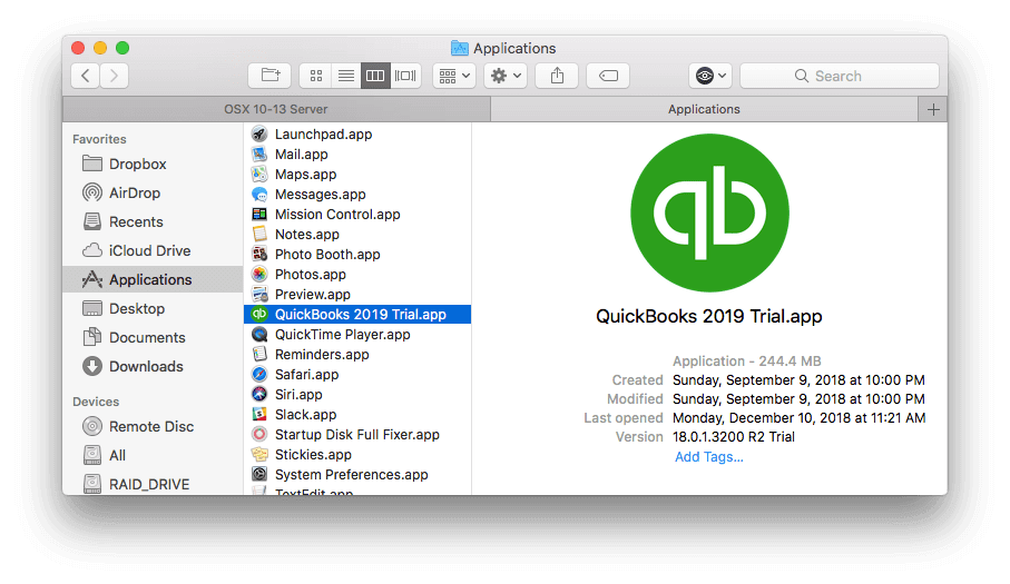 Удалить QuickBooks