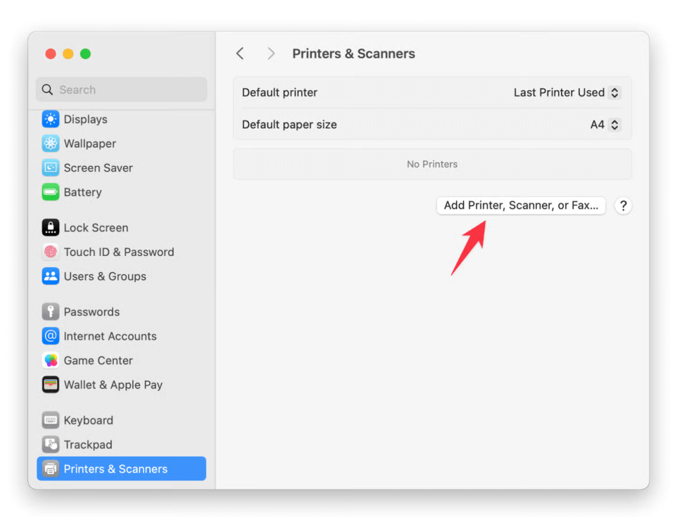 Connect Printer To MacBook Air