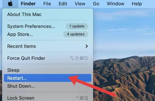 Restart Your Mac