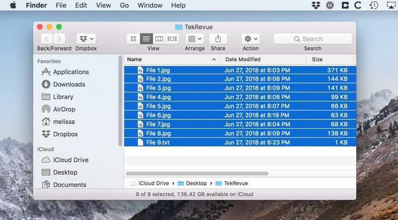 How to Select Multiple Files on Mac