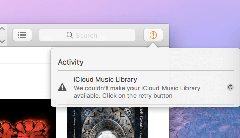 Nie mogliśmy udostępnić Twojej biblioteki muzycznej iCloud