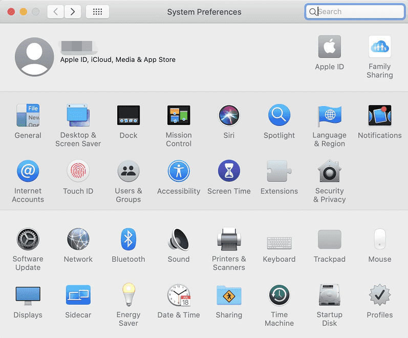 Mac System Preferences