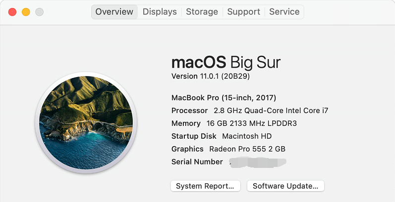 macOS Big Sur