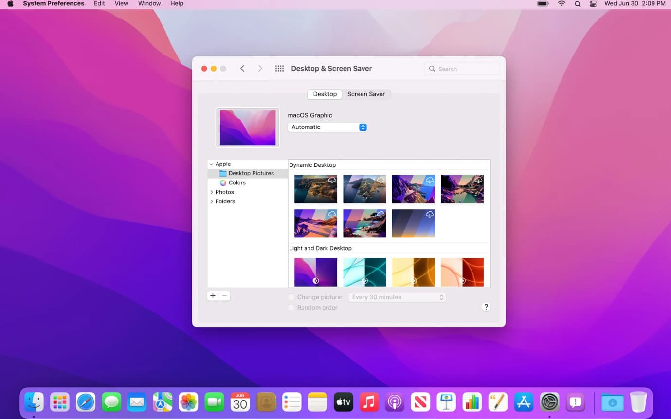 Monterey User Interface