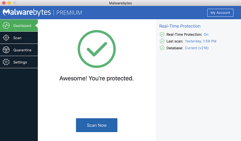 Malwarebytes dla komputerów Mac