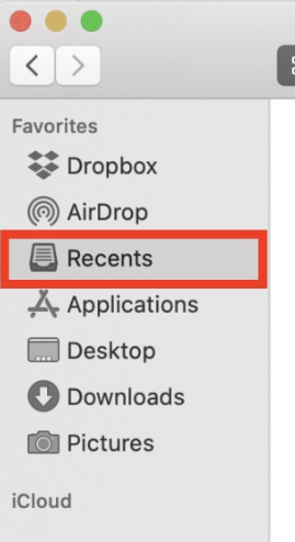 Using Finder to Check Out Recently Opened Folders on Mac