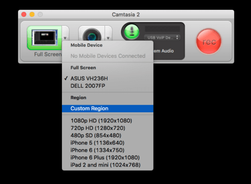 Record Screen On Mac By Camtasia