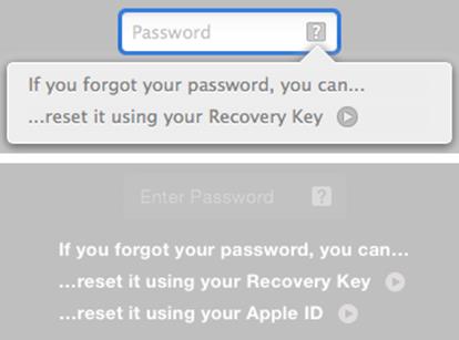 mac change password and forget it