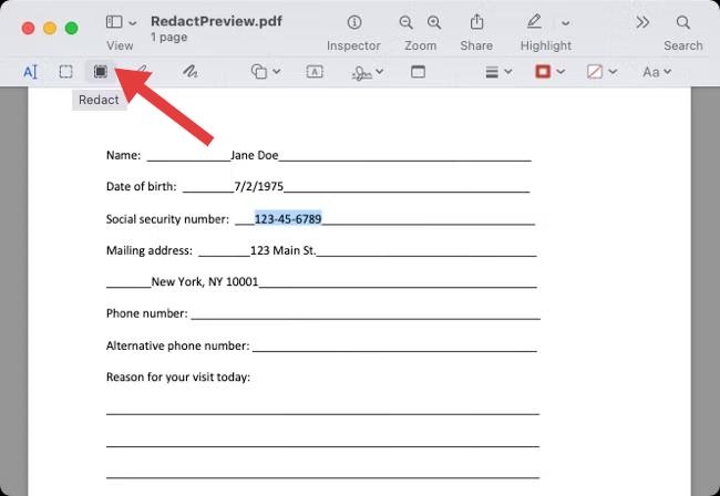 Enable Redaction Tool