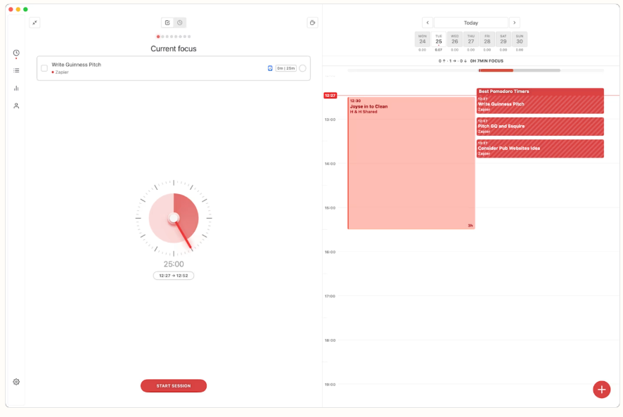 Session Pomodoro App