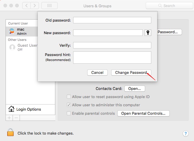 Configurar una contraseña del sistema