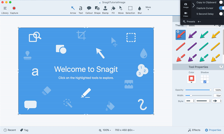 Mac Snagit的截图工具