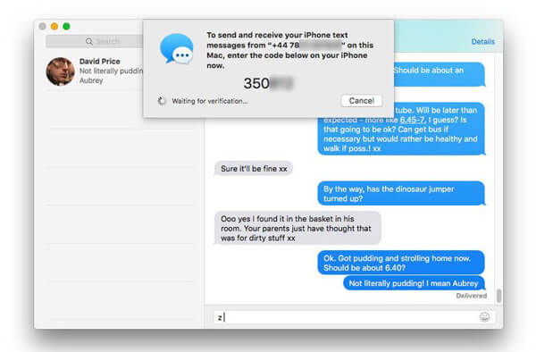 Send Messages from iPhone and Mac to other devices