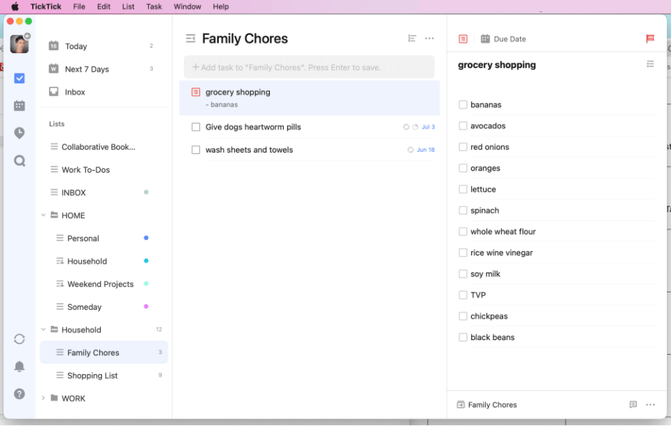 TickTick Planner App