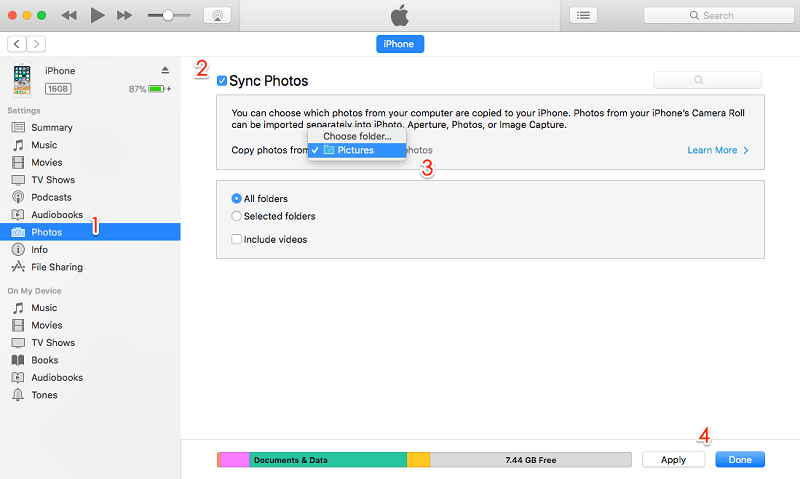 Transfer Photos From Mac To iPhone