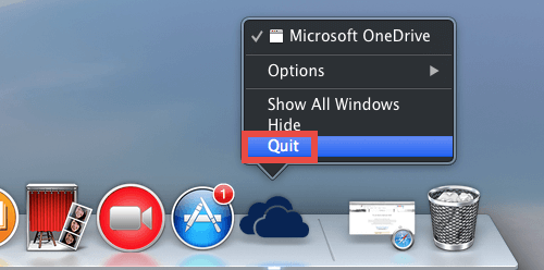 احذف OneDrive من Mac يدويًا