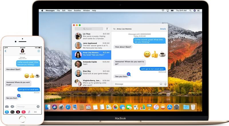 Imessage op Mac gebruiken