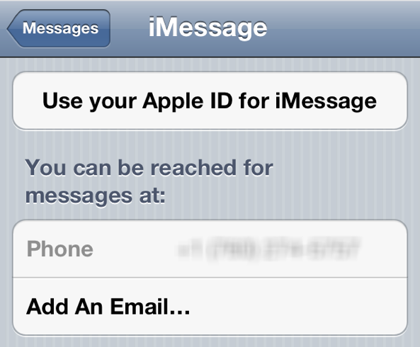 Используйте свой Apple ID для iMessage