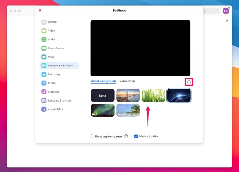 Add Zoom Background On Mac
