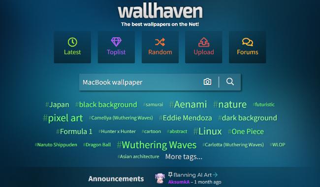 Wallhaven Wallpaper MacBook