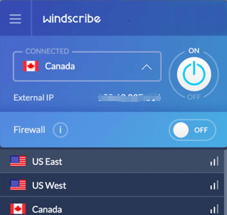 Windscribe gratis VPN voor Mac