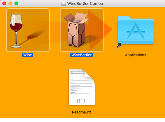 Установите WineBottler для запуска EXE-файла на Mac