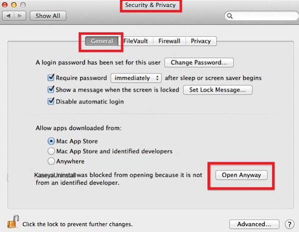 Manually Uninstall Kaseya on Mac