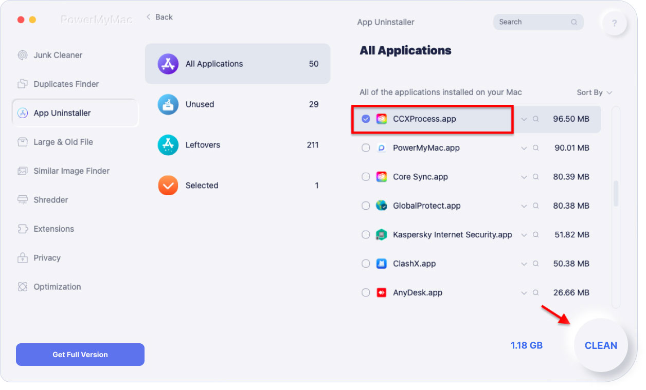 قم بإلغاء تثبيت Adobe CCXProcess على نظام Mac تلقائيًا