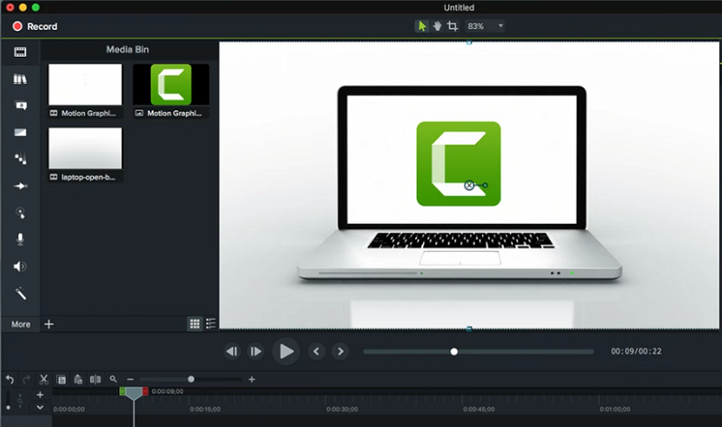 Бесплатная программа записи экрана для Mac — Camtasia