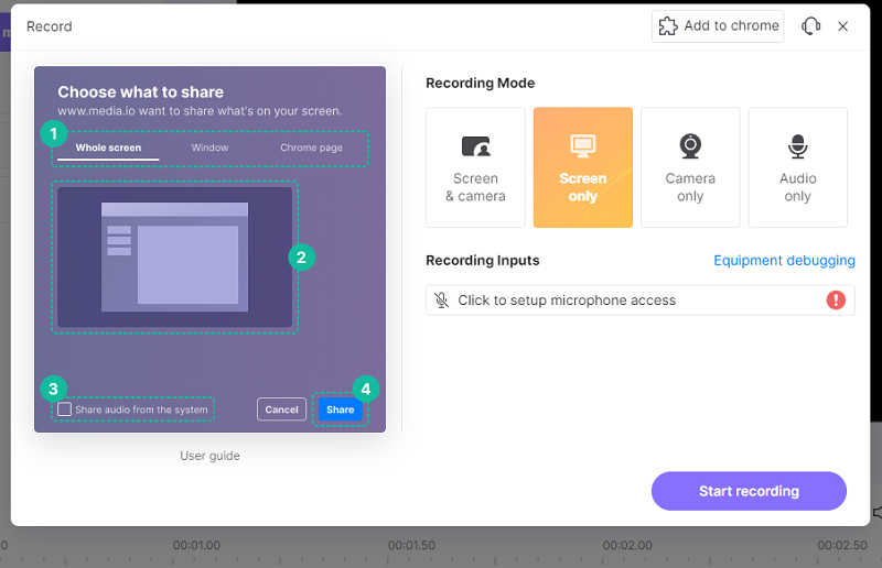 Screen Record on Dell Free Online