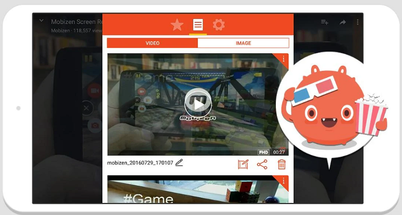 Neem live streaming video op op Android