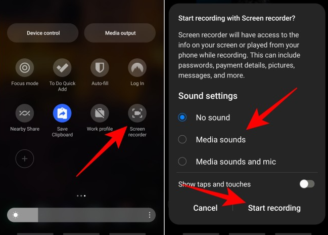 Odtwarzaj muzykę podczas nagrywania wideo na Androidzie