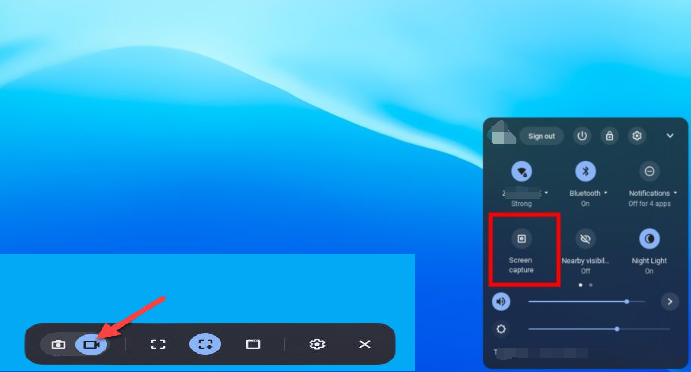 Chromebook's Built-in Screen Recorder