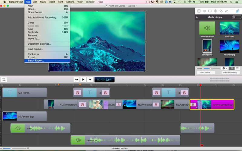 Mac 무료 스크린 레코더 - ScreenFlow