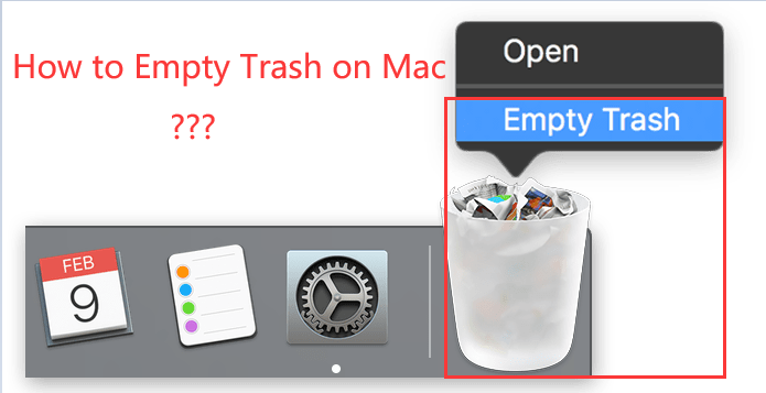 Как очистить корзину на Mac