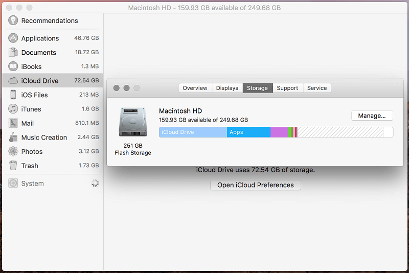 iCloud Drive Taking Up Space on Mac