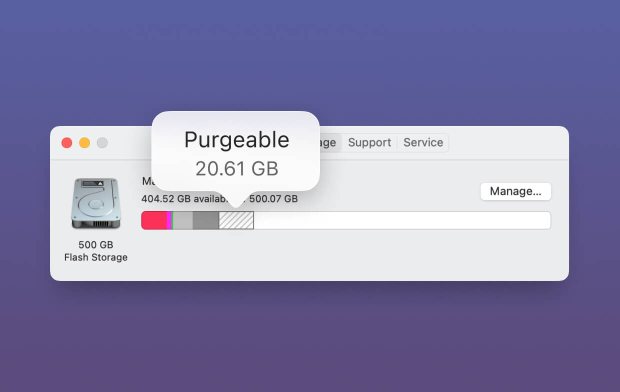 Mac Purgeable Space