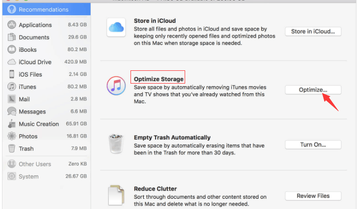 Manage Storage on Your Mac