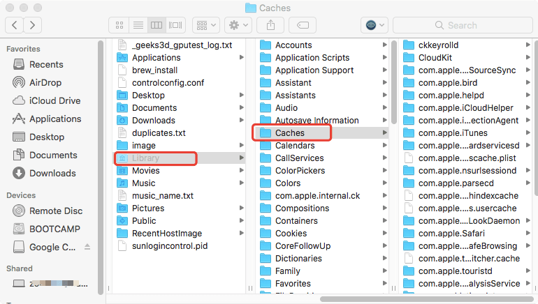 ابحث عن Spotify Cache على Mac