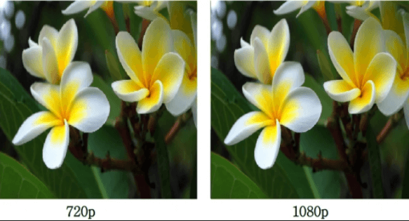 مقارنة الدقة: 720P VS 1080P