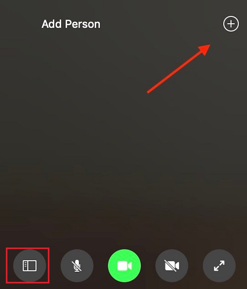 Adicionando outro indivíduo no Group FaceTime no Mac